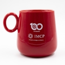 TAZA NORTIA ROJO LOGO 100 AÑOS IMCP