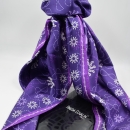 MASCADA DE SEDA MORADA